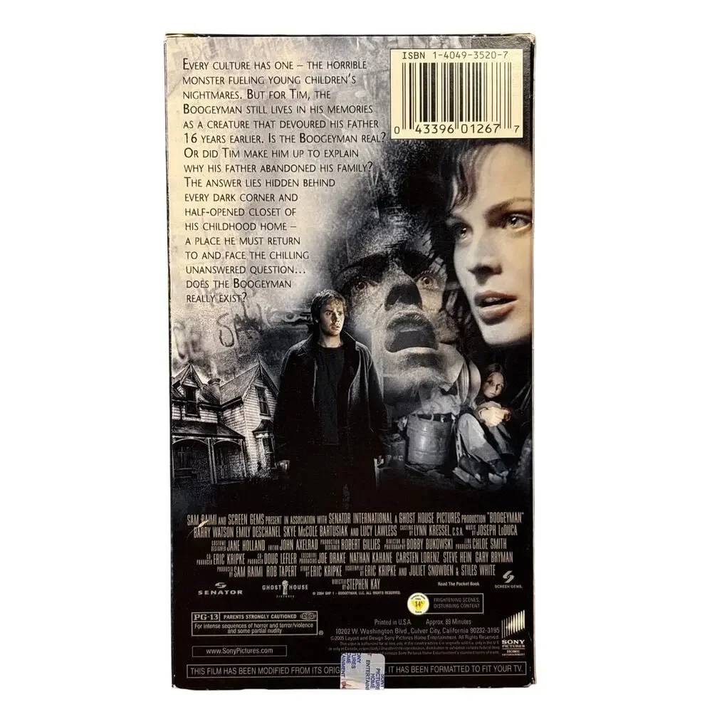 Vtg Boogeyman VHS Horror Slasher 2004 Sony pictures thriller scary